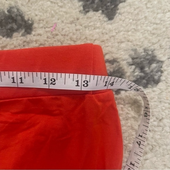 A New Day Modal Stretch Wrap Orange Skirt medium - Picture 9 of 12